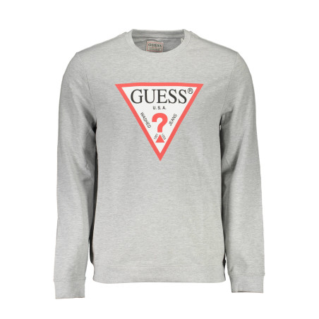 GUESS JEANS FELPA SENZA ZIP UOMO GRIGIO