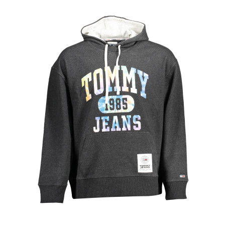 TOMMY HILFIGER FELPA SENZA ZIP UOMO NERO