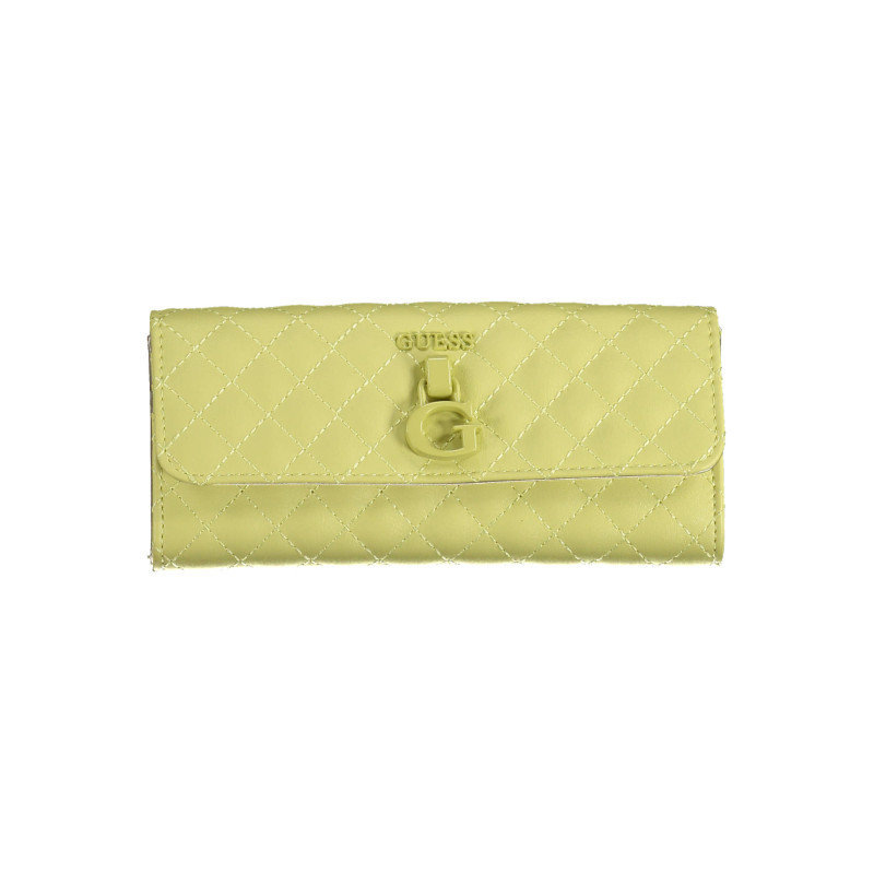 GUESS JEANS WOMEN&39S YELLOW WALLET