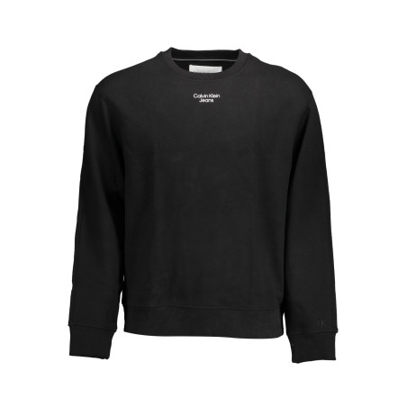 CALVIN KLEIN SWEATSHIRT WITHOUT ZIP MAN BLACK