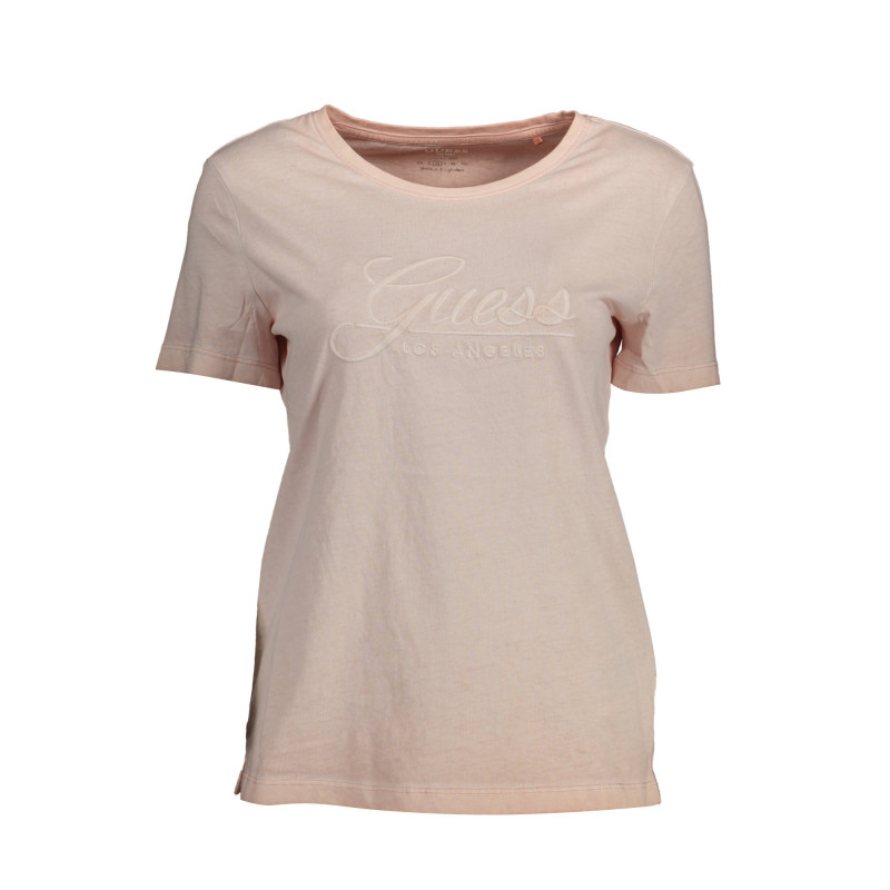 GUESS JEANS WOMEN&39S SHORT SLEEVE T-SHIRT PINK