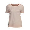 GUESS JEANS T-SHIRT MANICHE CORTE DONNA ROSA