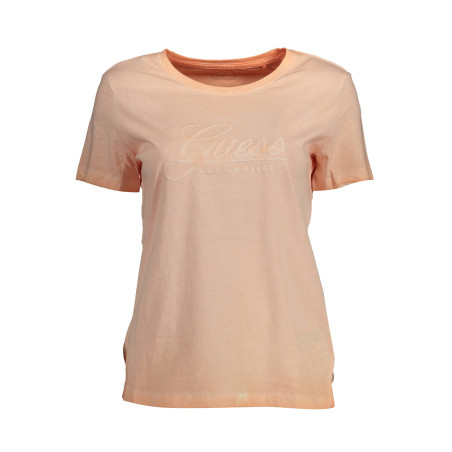 GUESS JEANS WOMEN&39S SHORT SLEEVE T-SHIRT PINK