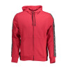 CAVALLI CLASS SWEATSHIRT WITH ZIP MAN RED