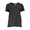 LEVI'S T-SHIRT MANICHE CORTE DONNA NERO