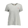 LEVI'S T-SHIRT MANICHE CORTE DONNA GRIGIO