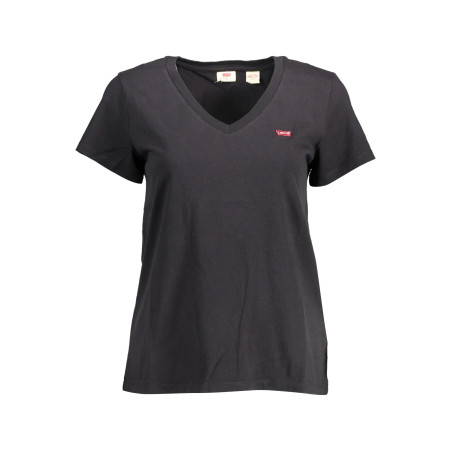 LEVI'S T-SHIRT MANICHE CORTE DONNA NERO