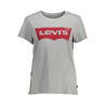 LEVI'S T-SHIRT MANICHE CORTE DONNA GRIGIO