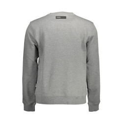 PLEIN SPORT FELPA SENZA ZIP UOMO GRIGIO