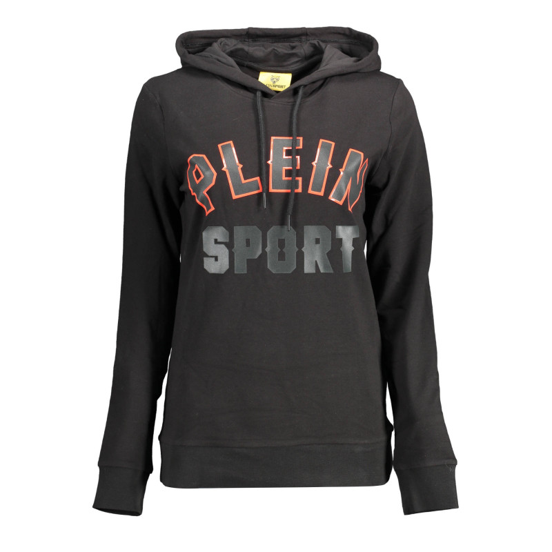 PLEIN SPORT FELPA SENZA ZIP DONNA NERO