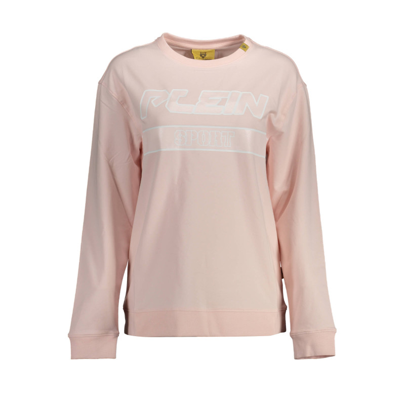 PLEIN SPORT FELPA SENZA ZIP DONNA ROSA