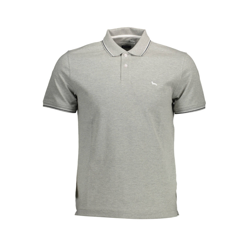 HARMONT & BLAINE POLO MANICHE CORTE UOMO GRIGIO