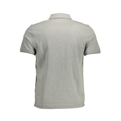 HARMONT &amp BLAINE SHORT SLEEVE POLO SHIRT MAN GRAY