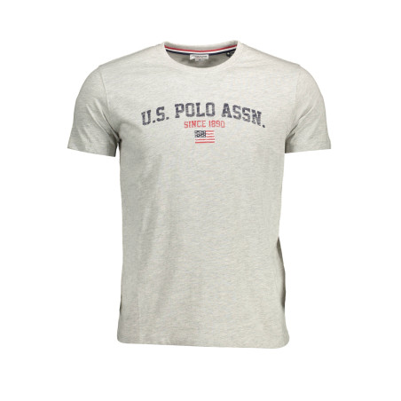 US POLO SHORT SLEEVE T-SHIRT MAN GRAY