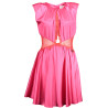 GAELLE PARIS PINK WOMAN SHORT DRESS