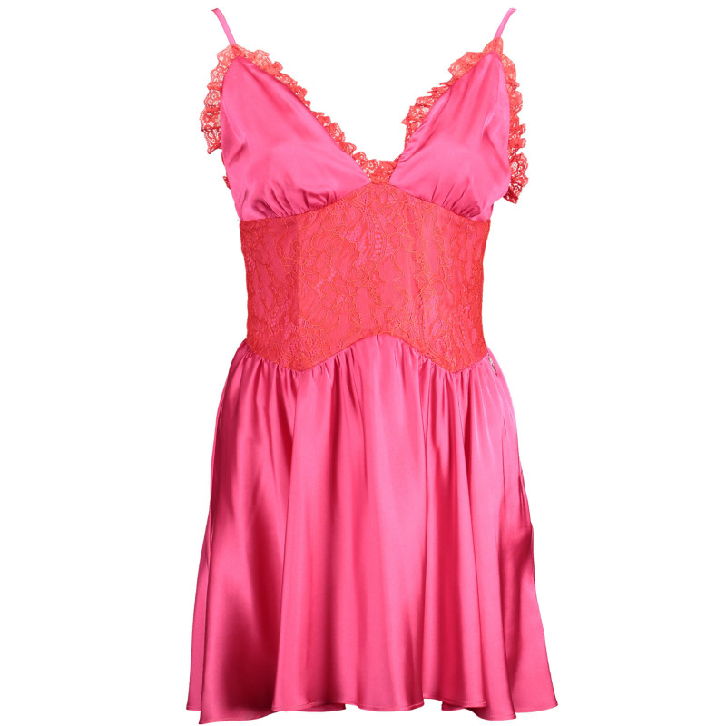 GAELLE PARIS PINK WOMAN SHORT DRESS