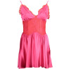 GAELLE PARIS PINK WOMAN SHORT DRESS