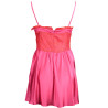 GAELLE PARIS PINK WOMAN SHORT DRESS