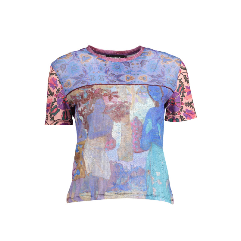 DESIGUAL WOMEN&39S SHORT SLEEVE T-SHIRT LIGHT BLUE