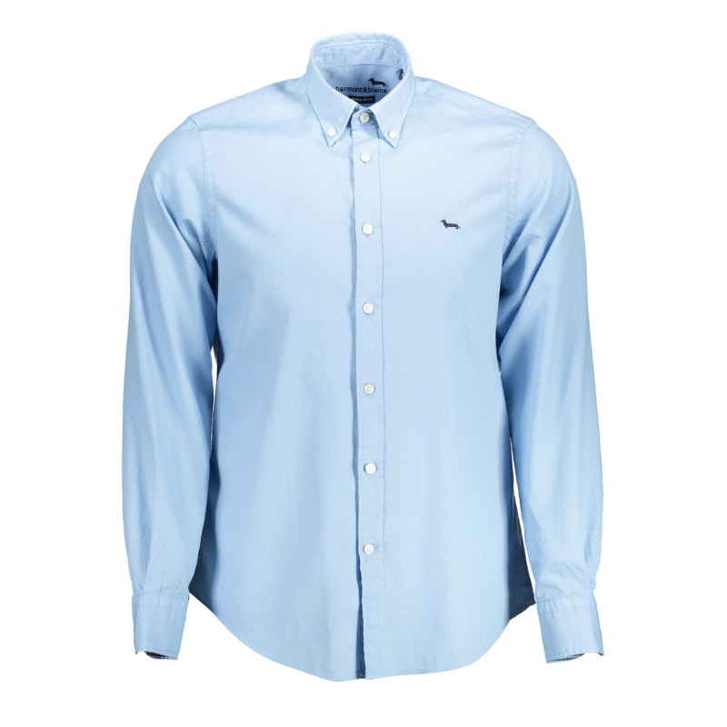 HARMONT & BLAINE CAMICIA MANICHE LUNGHE UOMO AZZURRO