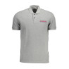 NAPAPIJRI SHORT SLEEVE POLO SHIRT MAN GRAY