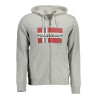 NAPAPIJRI SWEATSHIRT WITH ZIP MAN GRAY