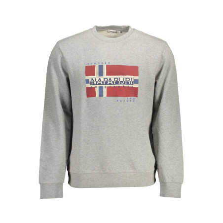 NAPAPIJRI SWEATSHIRT WITHOUT ZIP MAN GRAY