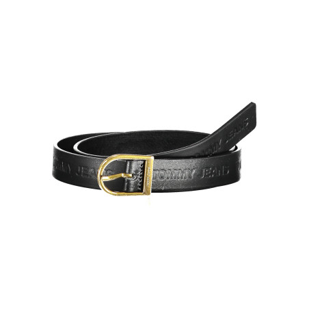 TOMMY HILFIGER BLACK WOMEN&39S LEATHER BELT