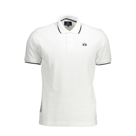 LA MARTINA POLO SHORT SLEEVE MAN WHITE