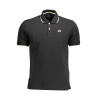 LA MARTINA POLO SHORT SLEEVE MAN BLACK