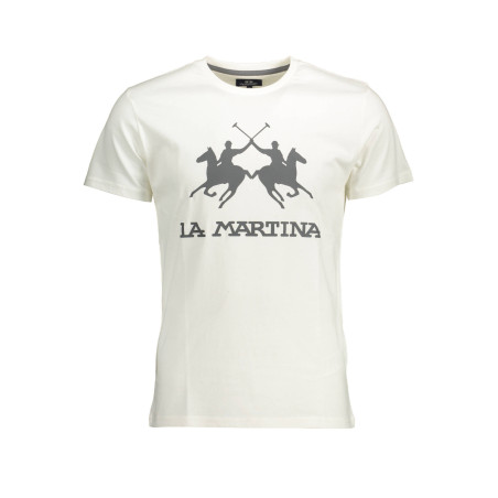 LA MARTINA WHITE MEN&39S SHORT SLEEVE T-SHIRT