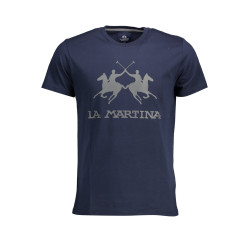 LA MARTINA T-SHIRT MANICHE CORTE UOMO BLU