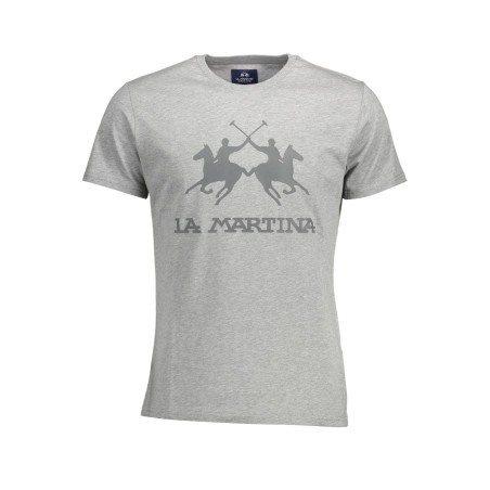 LA MARTINA T-SHIRT MANICHE CORTE UOMO GRIGIO