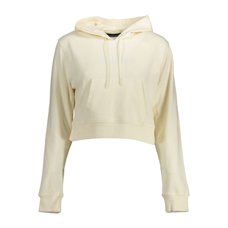 CALVIN KLEIN SWEATSHIRT WITHOUT ZIP WOMAN WHITE