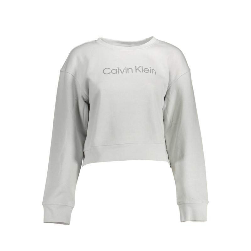 CALVIN KLEIN FELPA SENZA ZIP DONNA GRIGIO