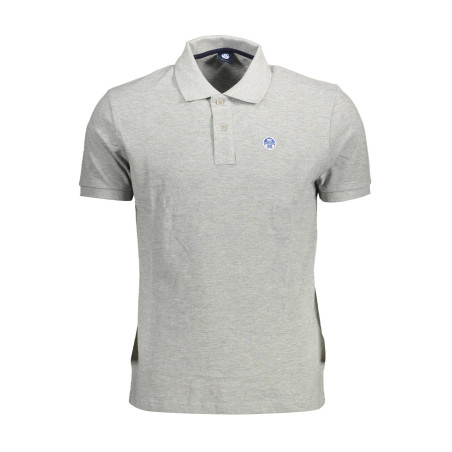 NORTH SAILS SHORT SLEEVE POLO SHIRT MAN GRAY