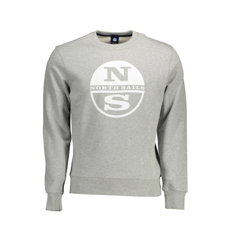 NORTH SAILS FELPA SENZA ZIP UOMO GRIGIO