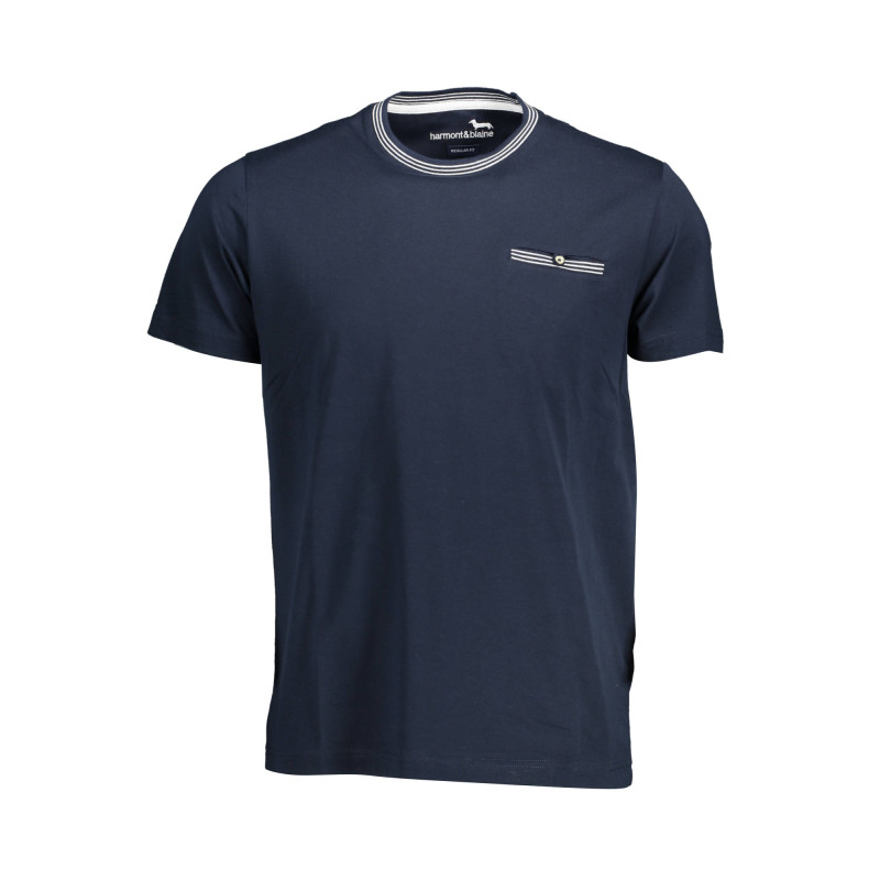 HARMONT & BLAINE T-SHIRT MANICHE CORTE UOMO BLU