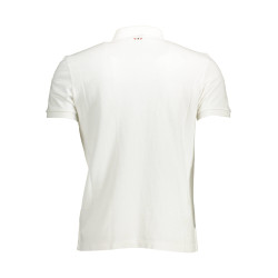 NAPAPIJRI POLO SHORT SLEEVE MAN WHITE