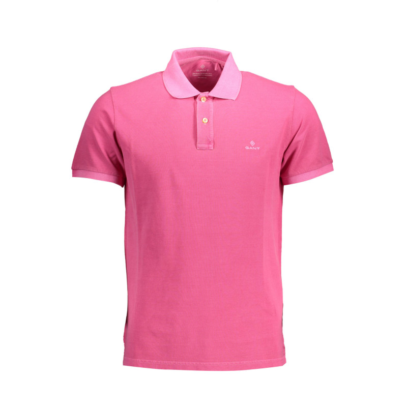 GANT MEN&39S PINK SHORT SLEEVE POLO SHIRT