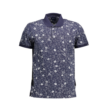 GANT SHORT SLEEVE POLO SHIRT MAN BLUE