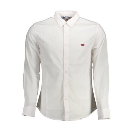 LEVI'S CAMICIA MANICHE LUNGHE UOMO BIANCO