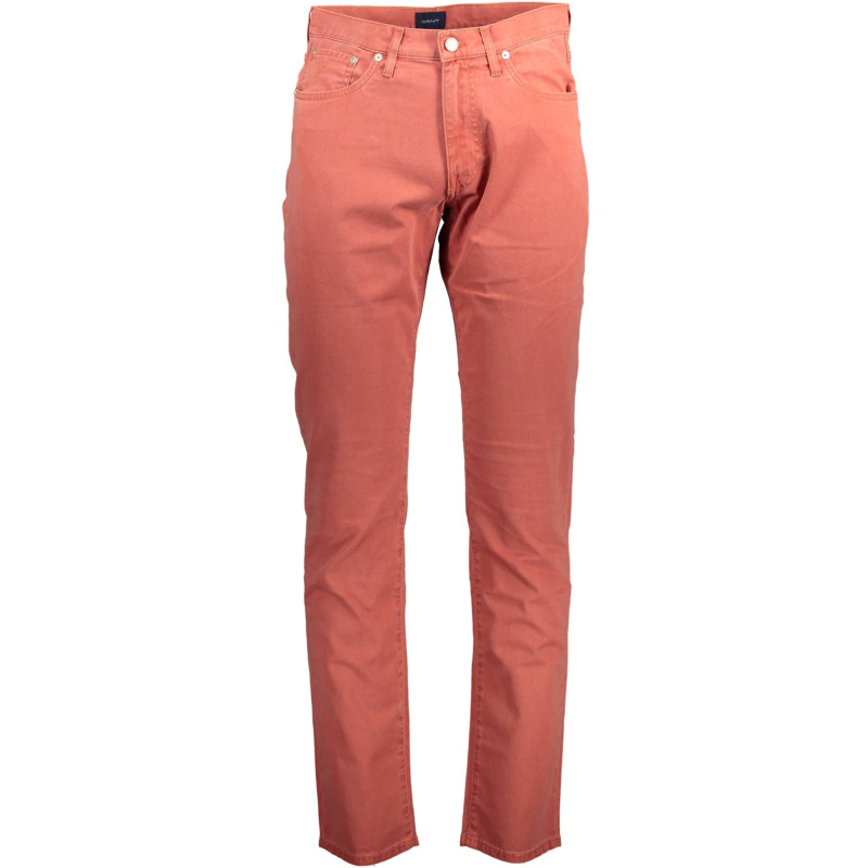 GANT PANTALONE UOMO ROSSO