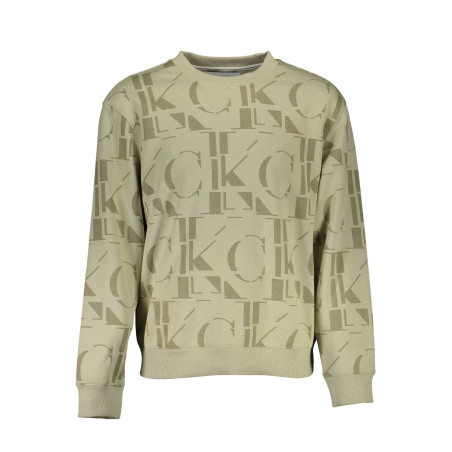 CALVIN KLEIN SWEATSHIRT WITHOUT ZIP MAN GREEN