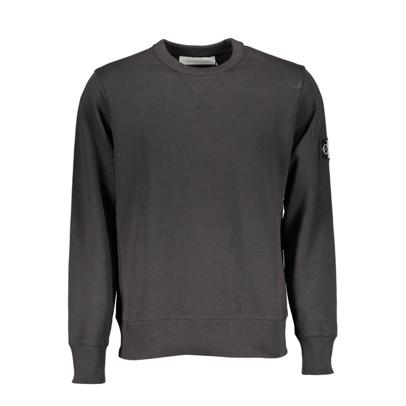 CALVIN KLEIN SWEATSHIRT WITHOUT ZIP MAN BLACK