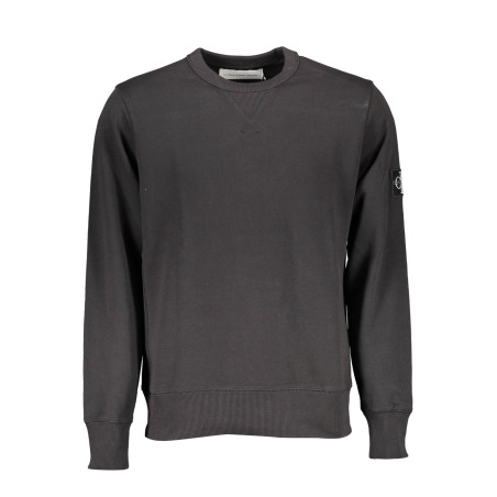 CALVIN KLEIN SWEATSHIRT WITHOUT ZIP MAN BLACK