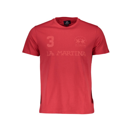 LA MARTINA RED MAN SHORT SLEEVE T-SHIRT