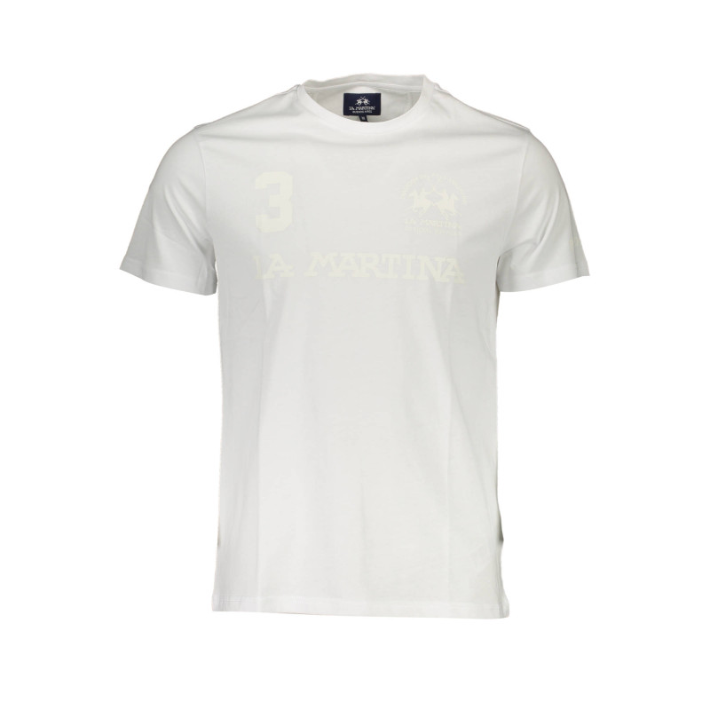 LA MARTINA T-SHIRT MANICHE CORTE UOMO BIANCO