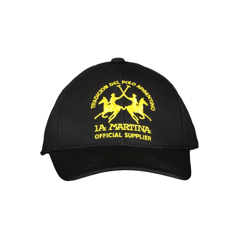 LA MARTINA BLACK MAN HAT