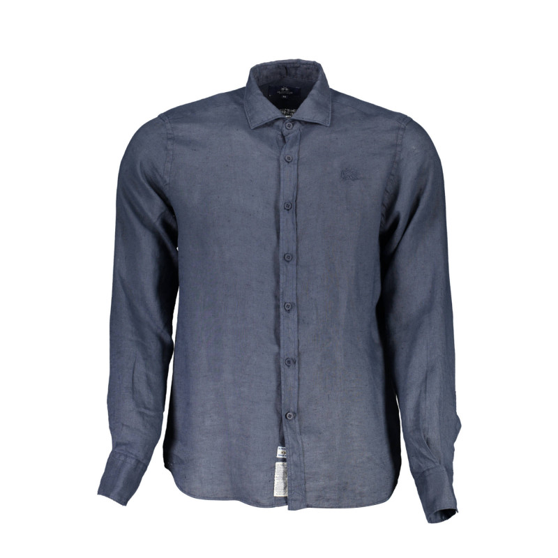 LA MARTINA MEN&39S BLUE LONG SLEEVE SHIRT